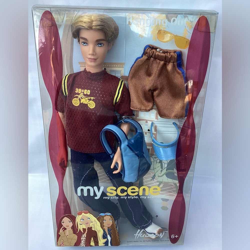 VINTAGE 2003 MY SCENE HUDSON Doll Hanging Out NEW